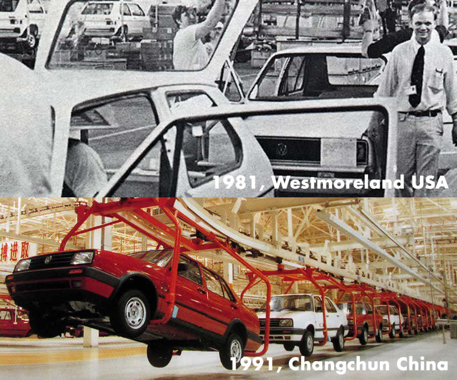 How the US VW Westmoreland Factory Lived On in China  Han Chung Classics