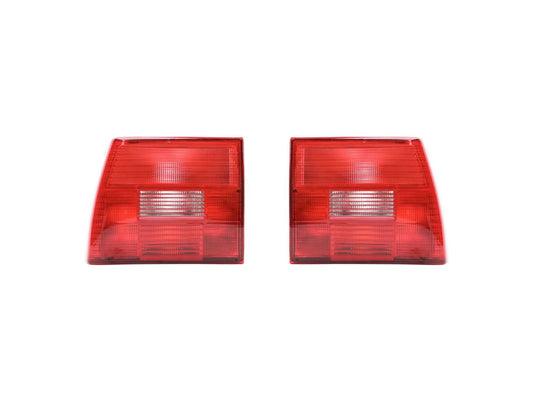 FAW Full-Red Taillights (Pair) - OEM - Mk2 Jetta