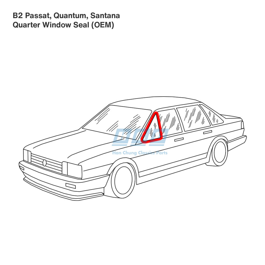 Front Quarter Window Seal Kit (Pair) - OEM - B2