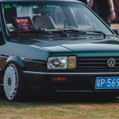 Headlight Assemblies w/ Yellow Fogs (Pair) - Aftermarket - B2