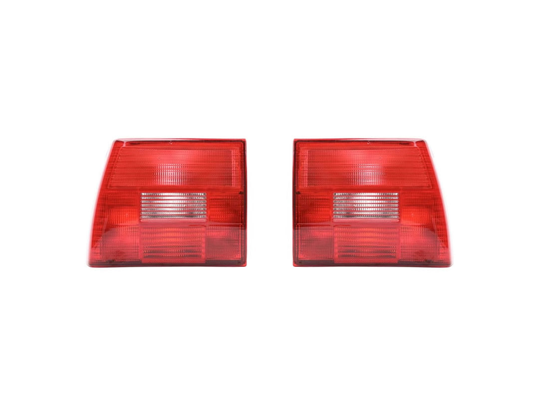 FAW Full-Red Taillights (Pair) - OEM - Mk2 Jetta